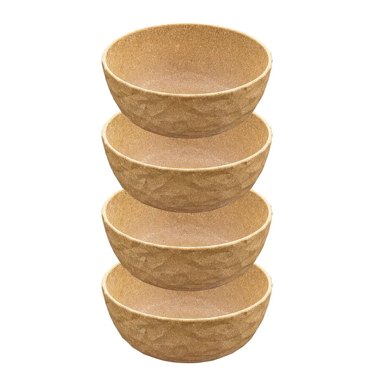 Schale Club Bowl Recycle 4er-Set | Braun