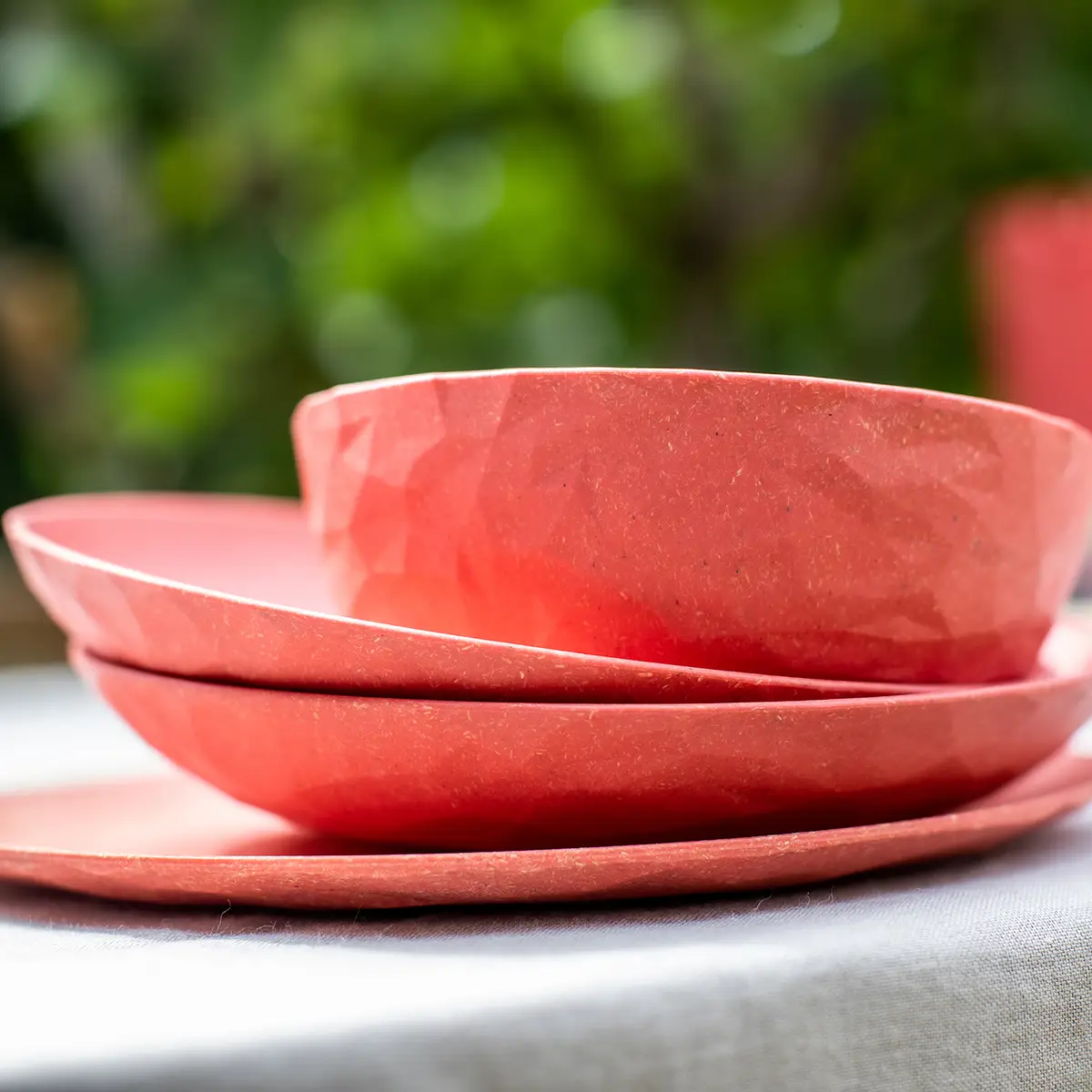 Frühstücksteller Club Plate | Rot