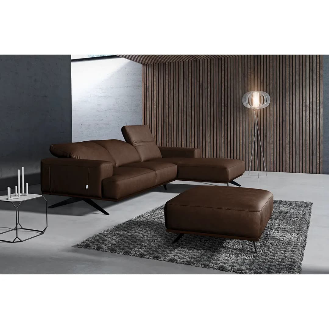 Ecksofa Nadra | Braun