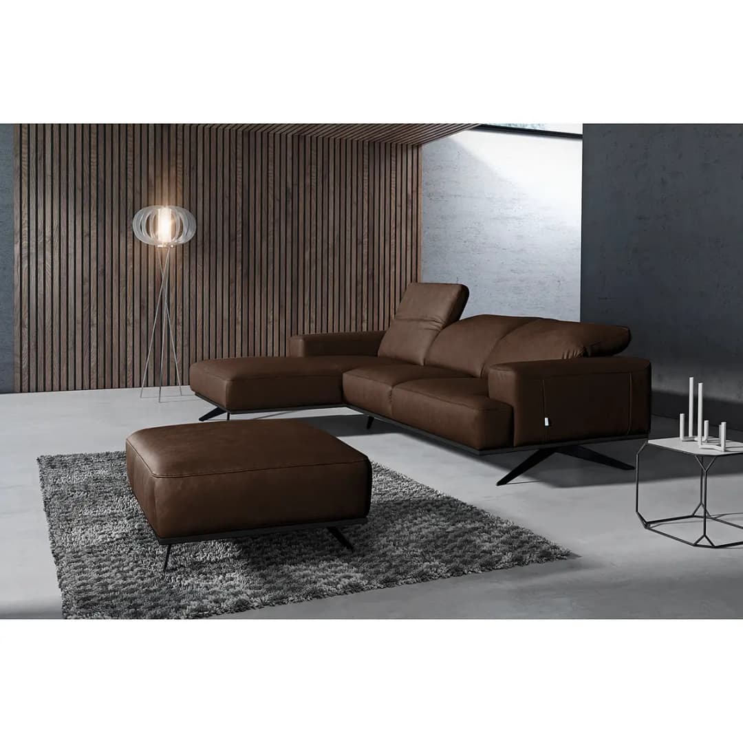 Ecksofa Nadra | Braun
