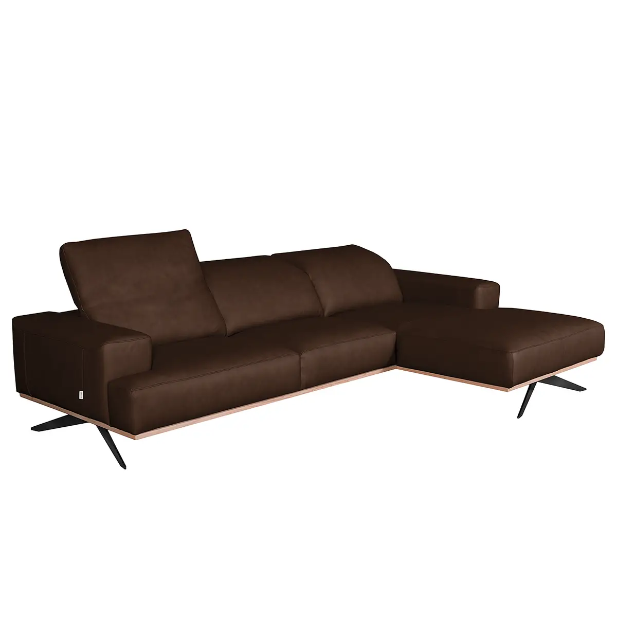 Ecksofa Nadra | Braun