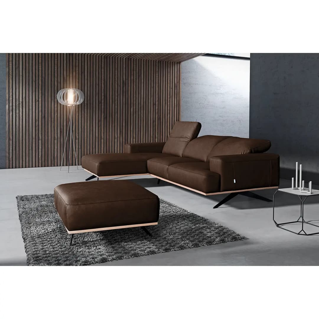 Ecksofa Nadra | Braun