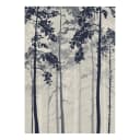 Wandbild Forest In Fog | Grau