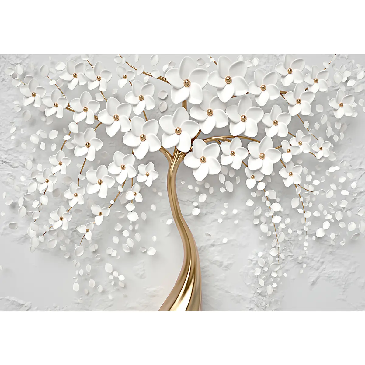 Fototapete Magic Magnolia | Grau