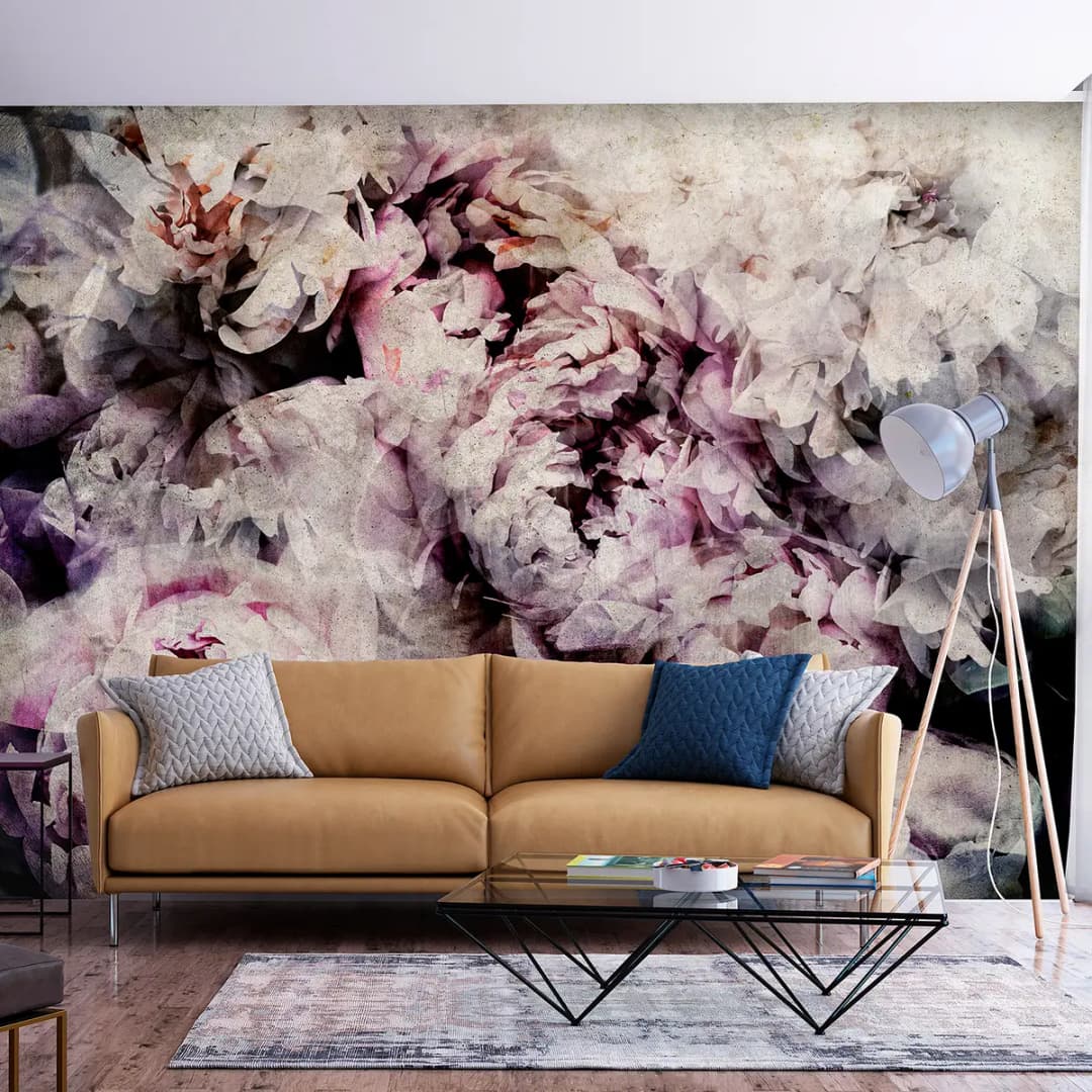 Fototapete Home Flowerbed | Grau