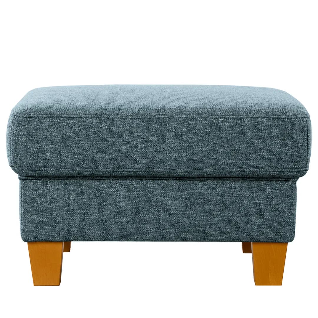 Polsterhocker Eustis | Blau