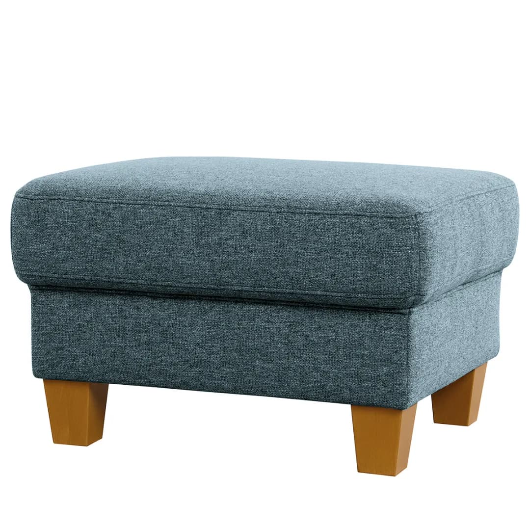 Polsterhocker Eustis | Blau