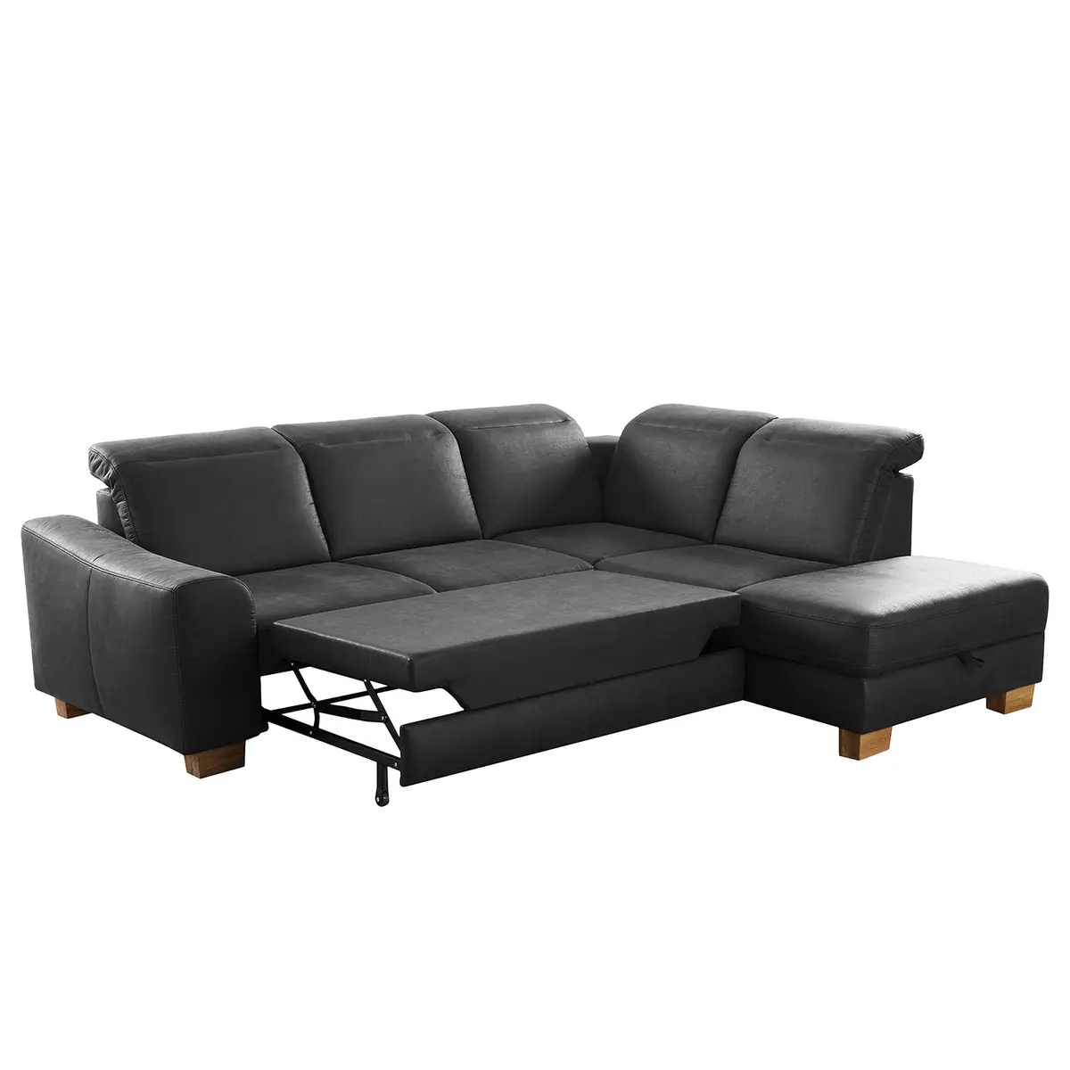 Ecksofa Kikuu | Schwarz