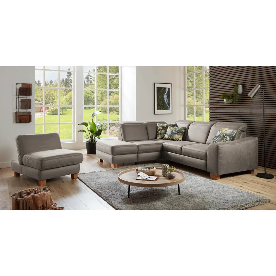 Ecksofa Kikuu | Grau