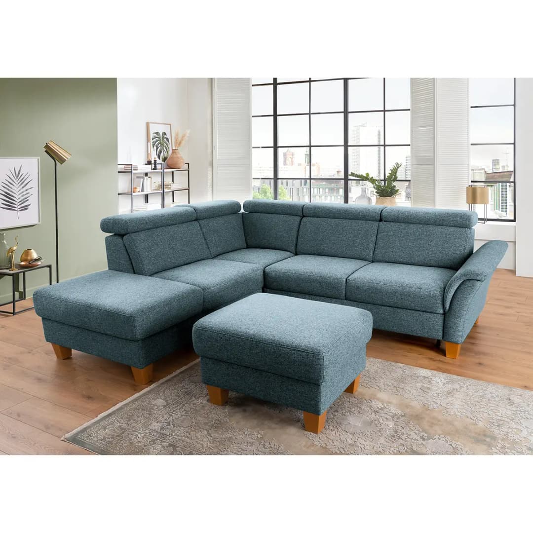 Ecksofa Eustis | Blau