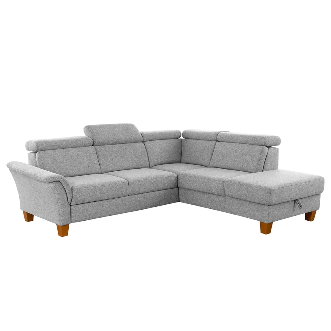 Ecksofa Eustis | Silber