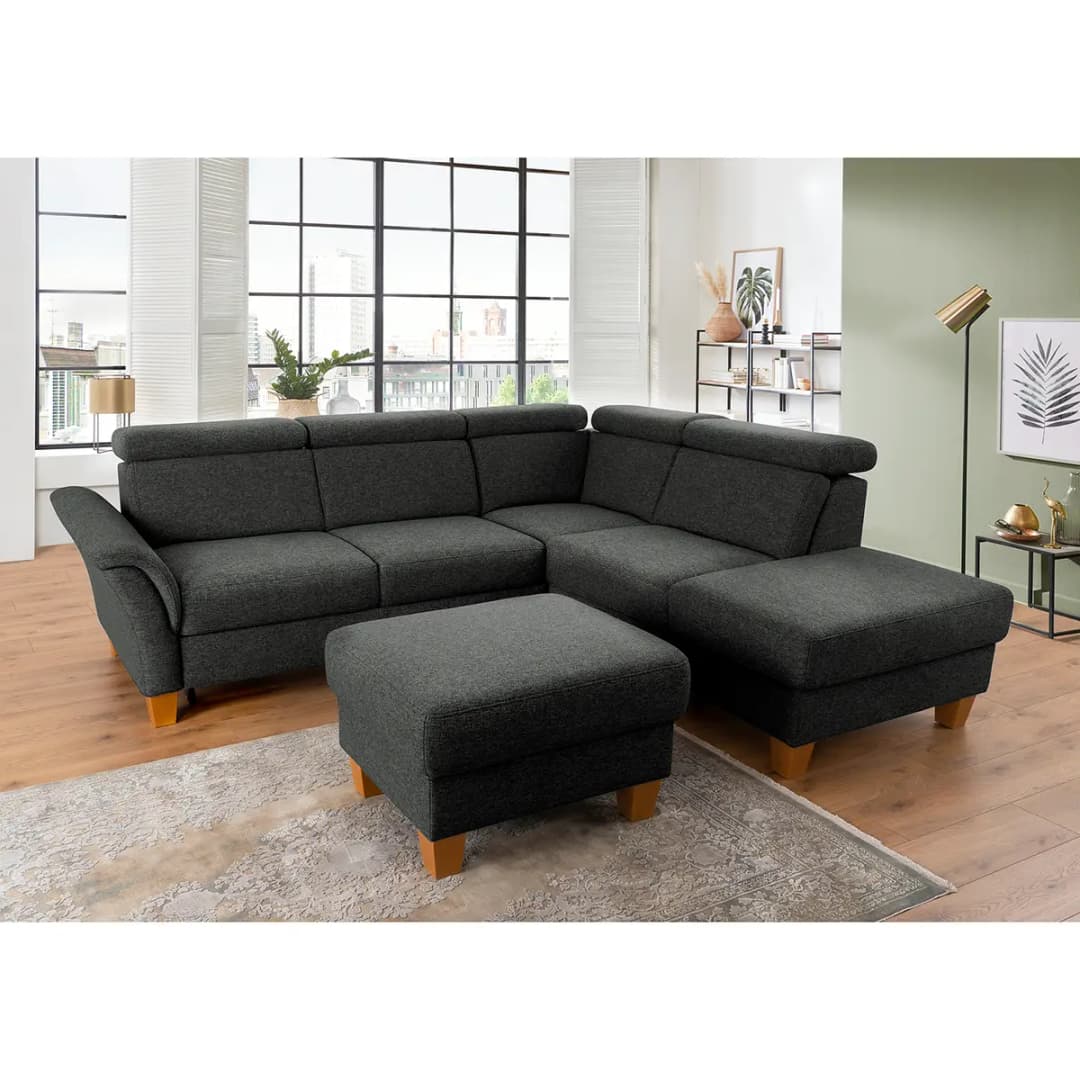 Ecksofa Eustis | Grau