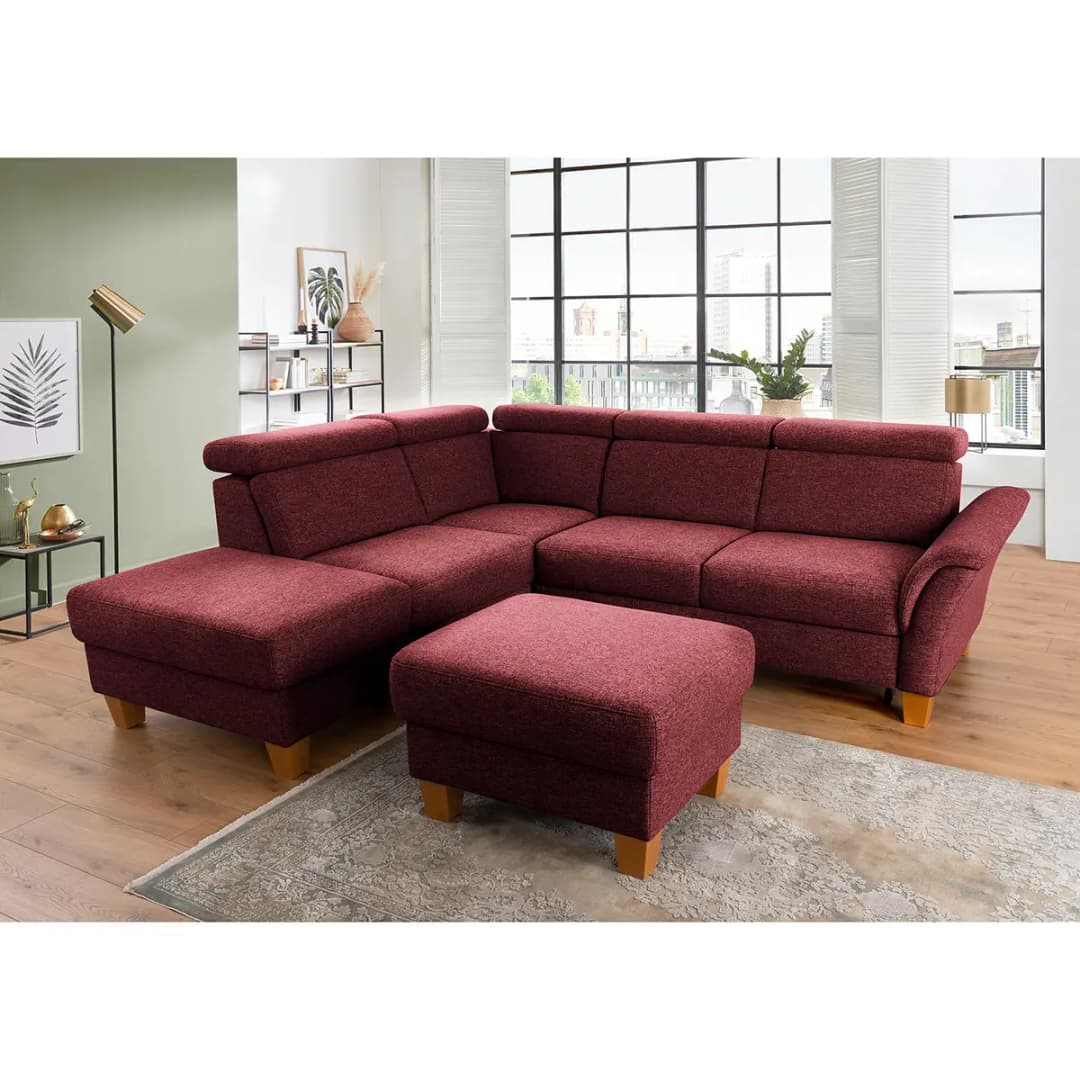 Ecksofa Eustis | Rot