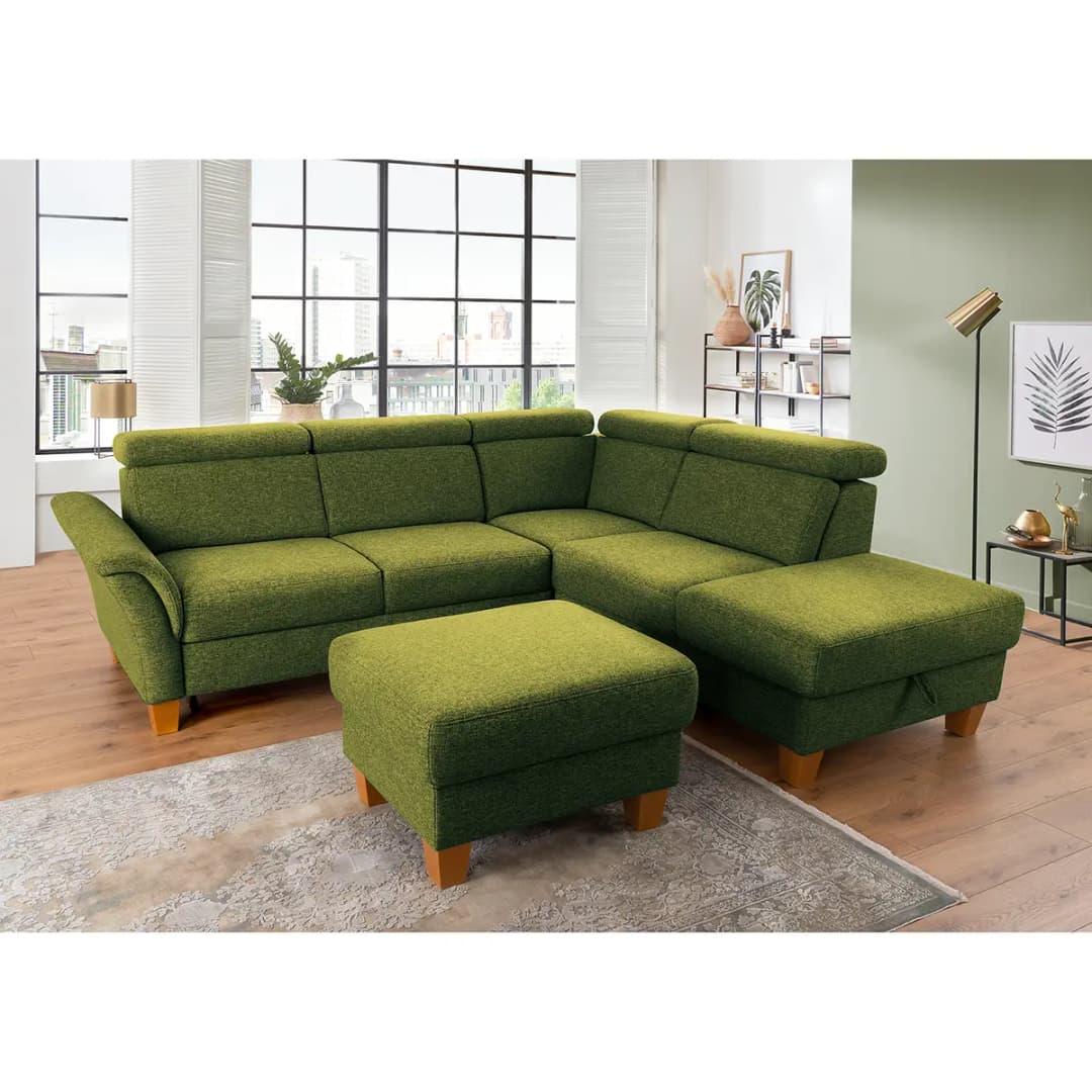 Ecksofa Eustis | Grün