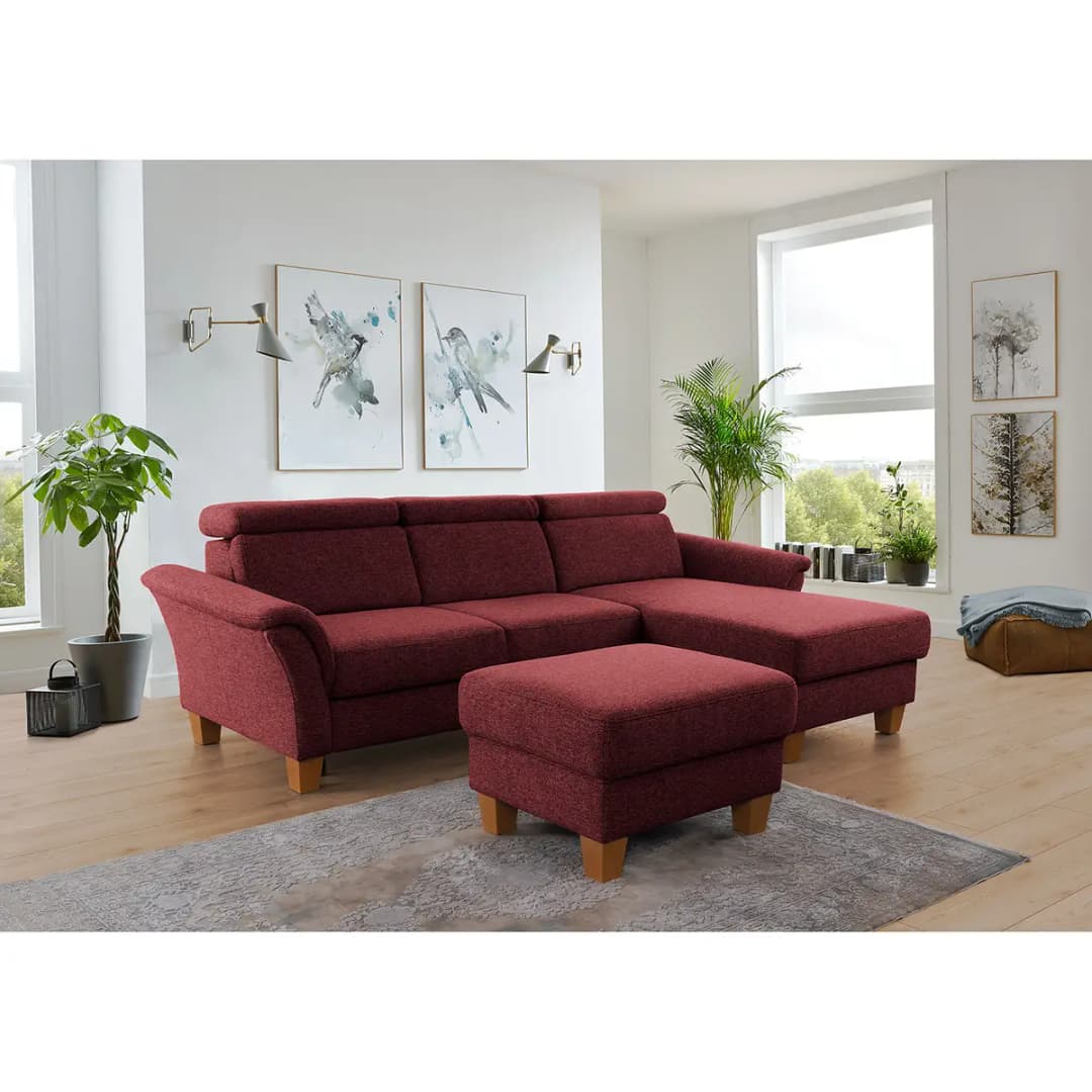 Ecksofa Estufa | Rot