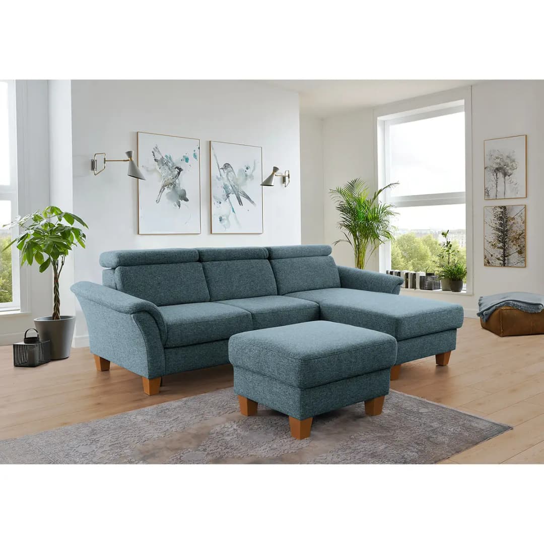 Ecksofa Estufa | Blau