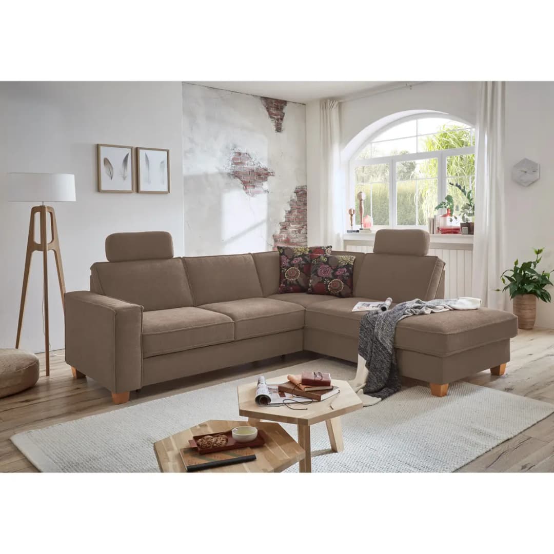 Ecksofa Ford Point | Grau