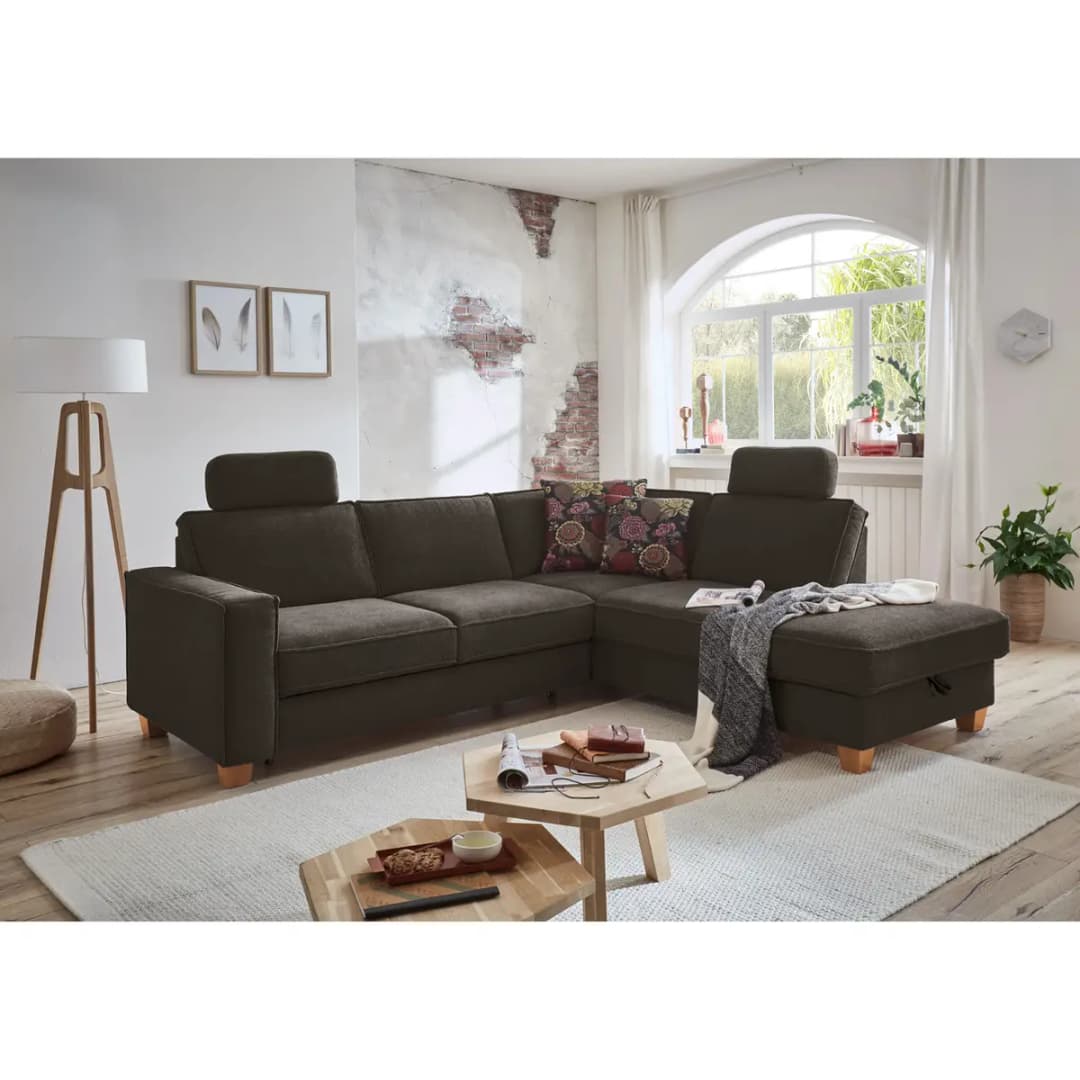 Ecksofa Ford Point | Grau
