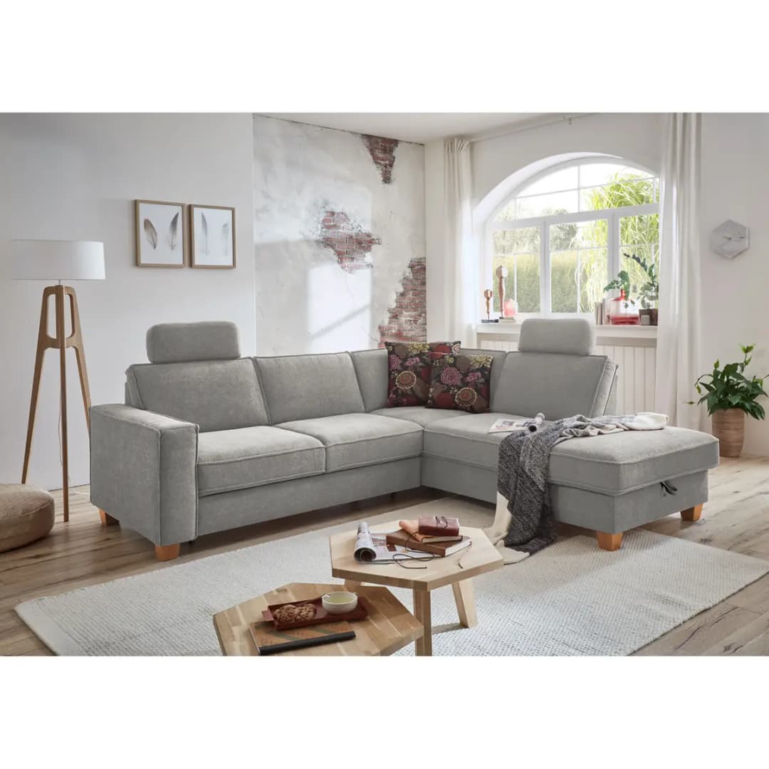 Ecksofa Ford Point | Grau