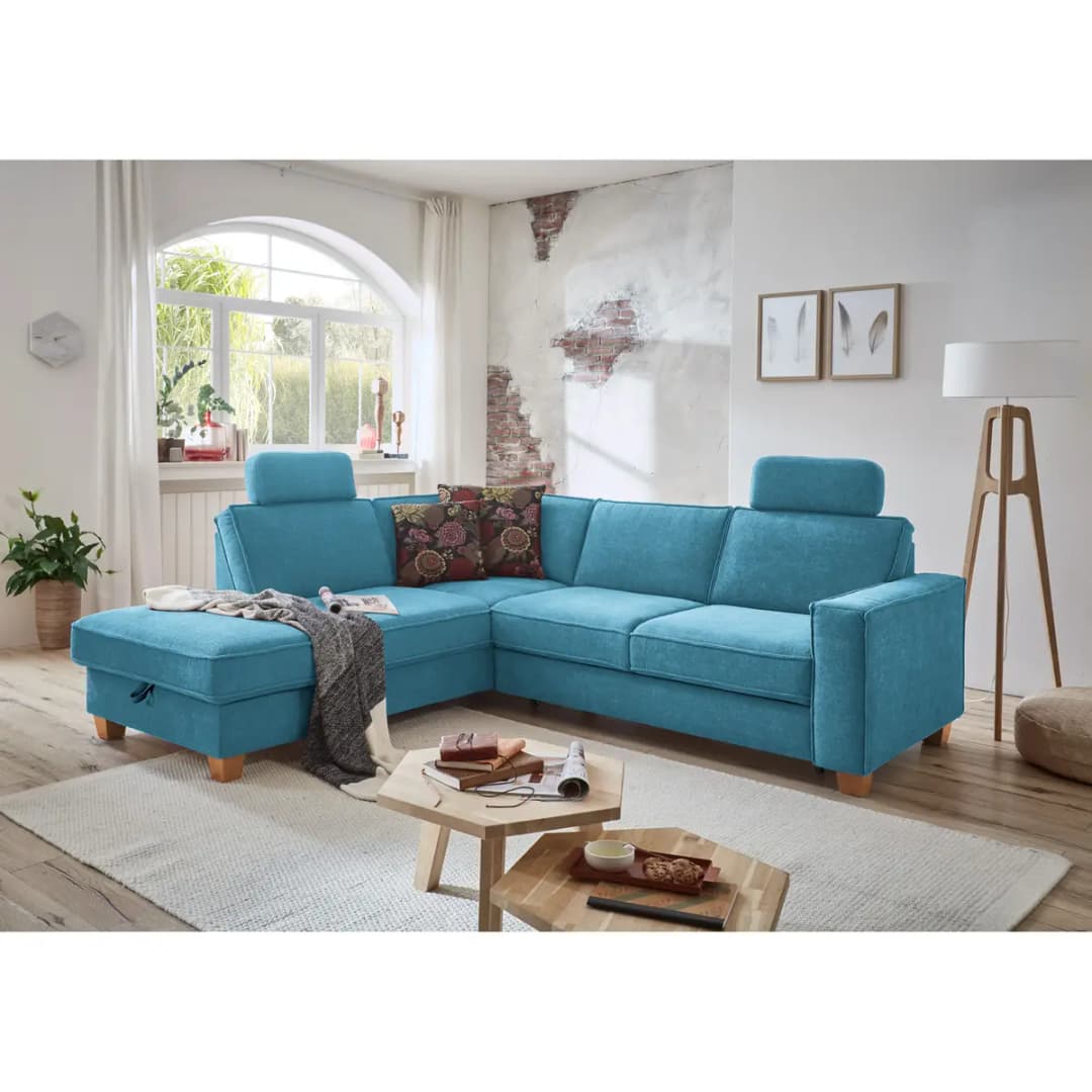 Ecksofa Ford Point | Blau