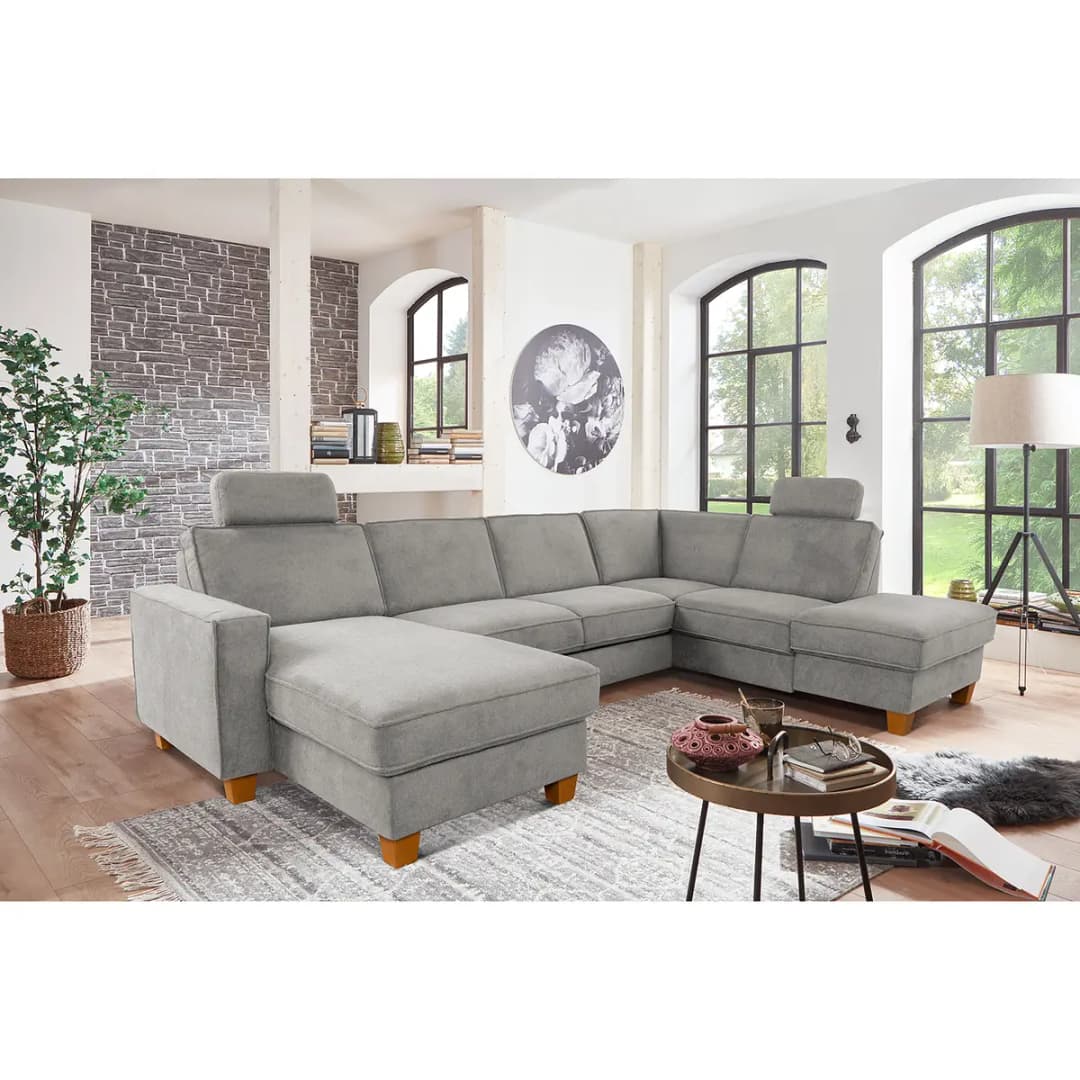 Wohnlandschaft Ford Point | Grau