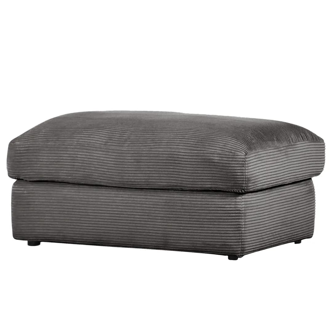 Polsterhocker Izumo | Grau