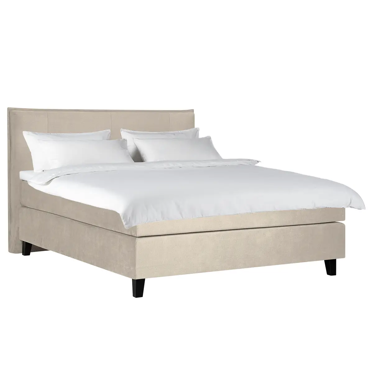 Boxspringbett Langfort | Beige