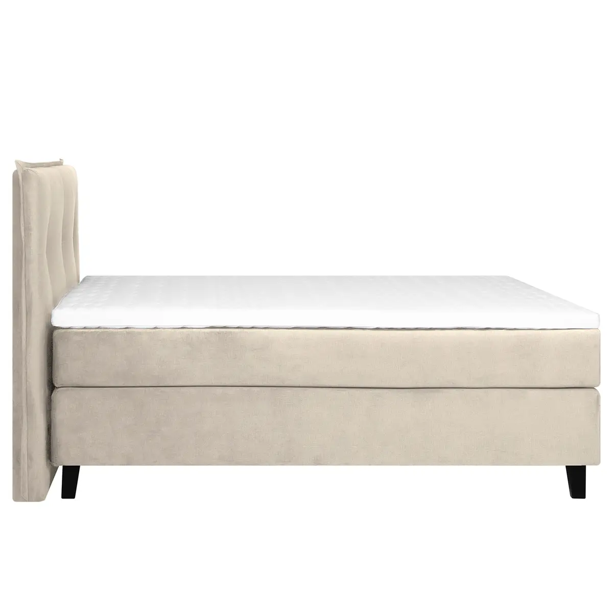 Boxspringbett Langfort | Beige