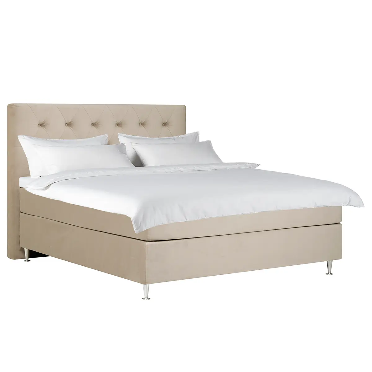 Boxspringbett Norley 180 x 200cm | Beige