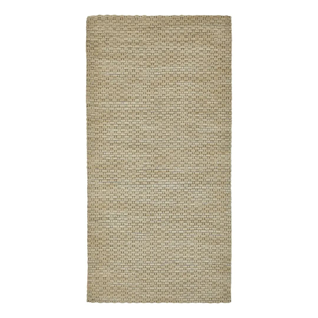 Filzteppich Nora Beige/Beige 70 x 140cm Wolle | Beige