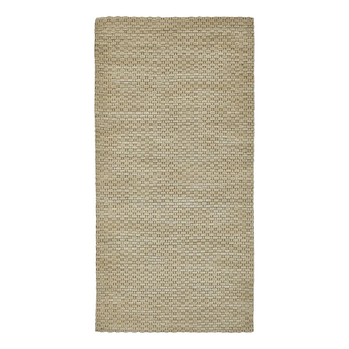 Filzteppich Nora Beige/Beige 70 x 140cm Wolle | Beige