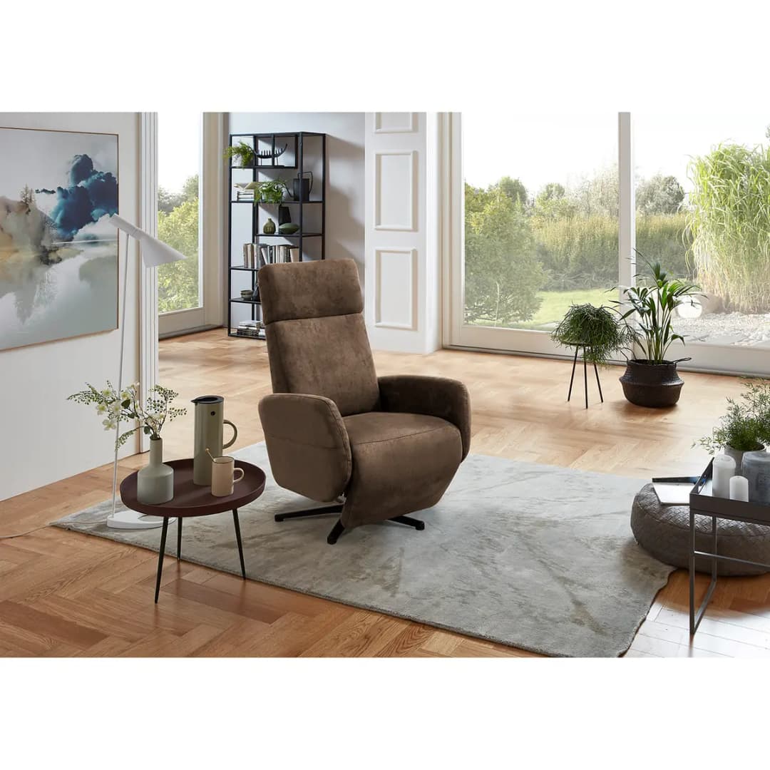 Relaxsessel Gosport | Braun