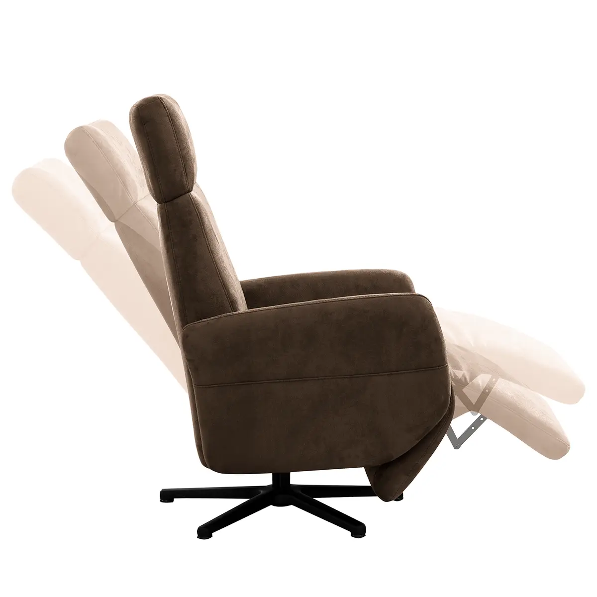 Relaxsessel Gosport | Braun