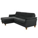 Ecksofa Corvus Grau Microfaser Alais | Grau