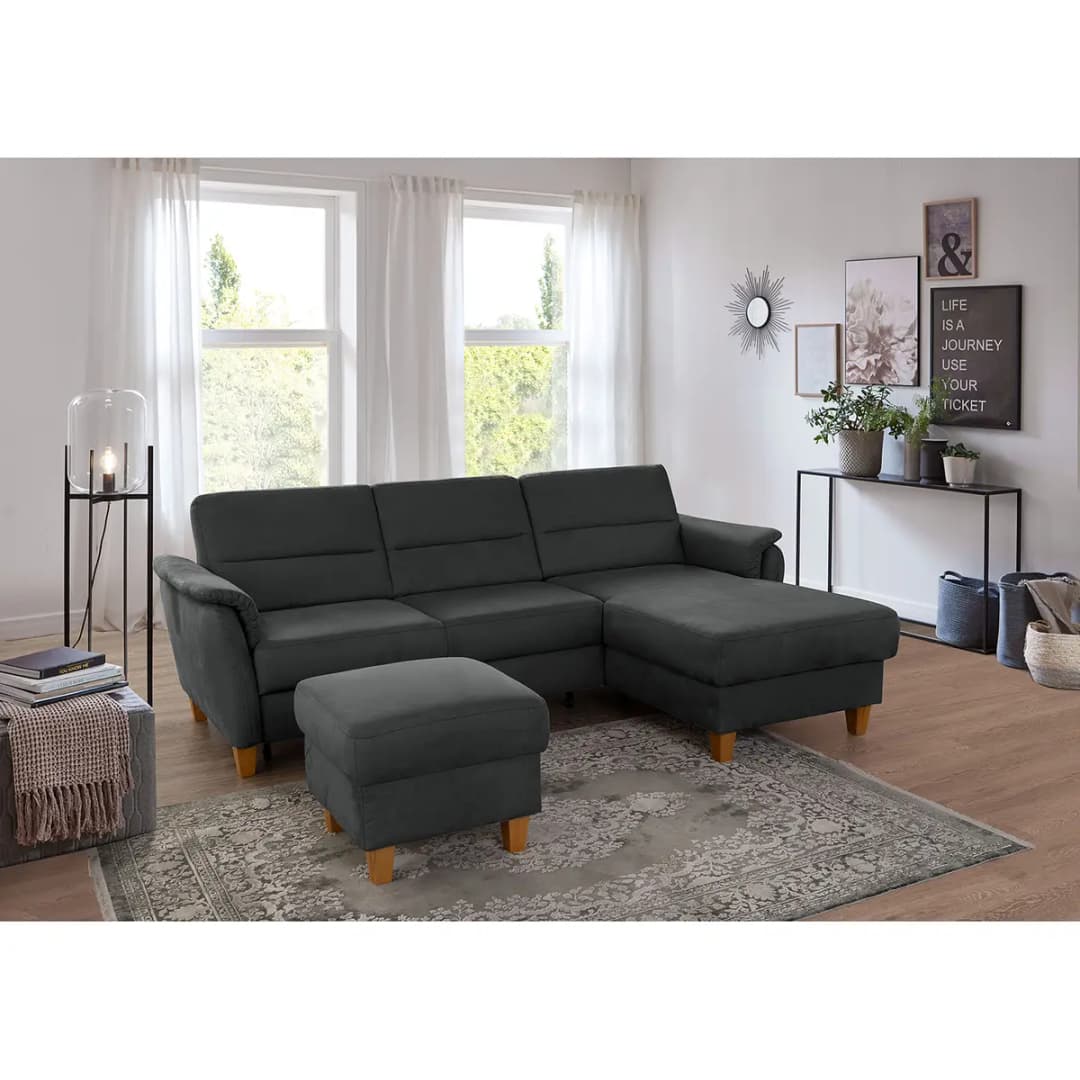 Ecksofa Corvus | Grau