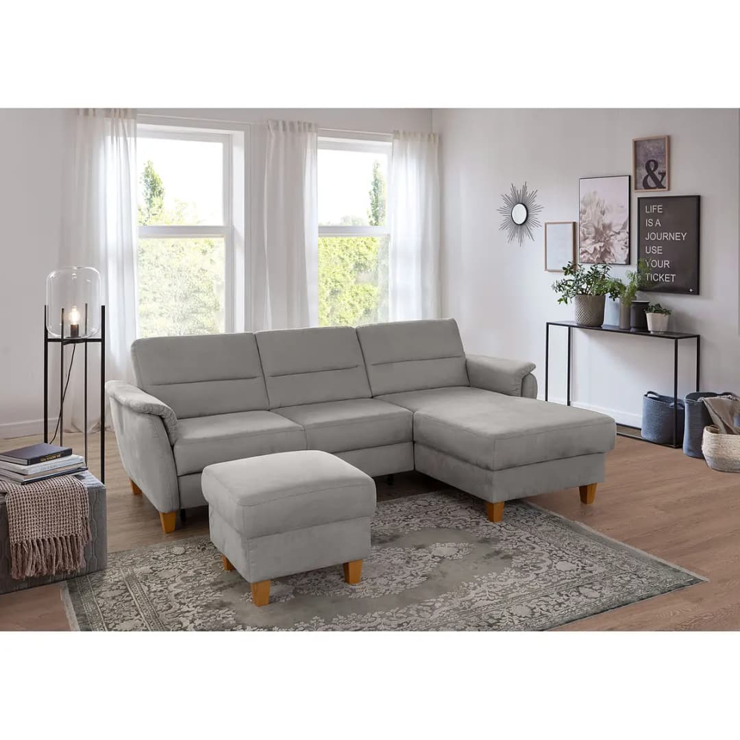 Ecksofa Corvus | Grau