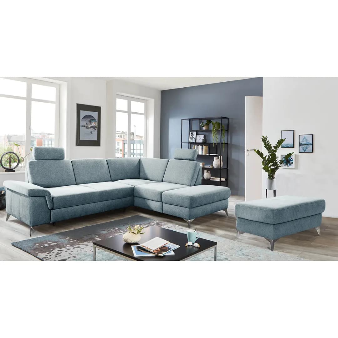 Ecksofa Dearborn | Blau