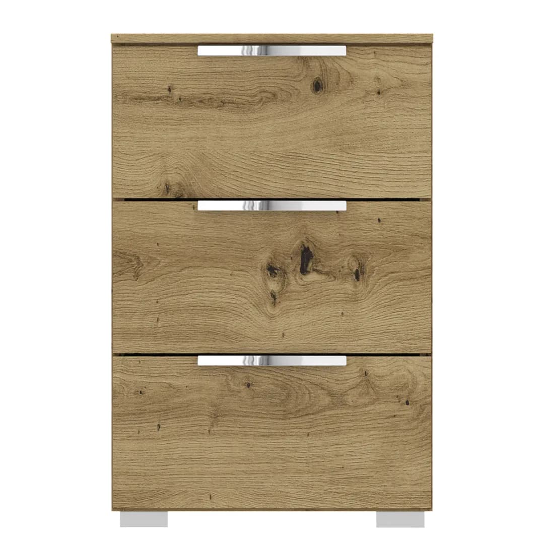 Nachtkommode x3 40cm | Braun