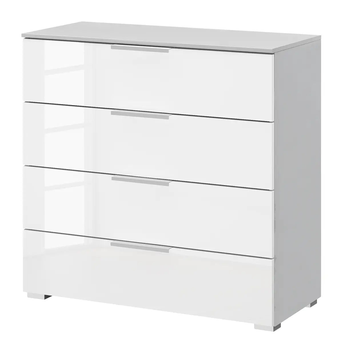 Kommode x4 80cm | Weiß