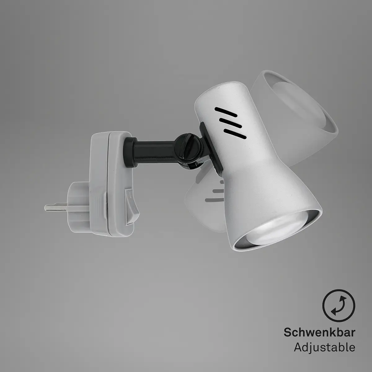 Steckerleuchte Pilo | Silber