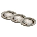 Einbauleuchte Swing 3er-Set | Silber