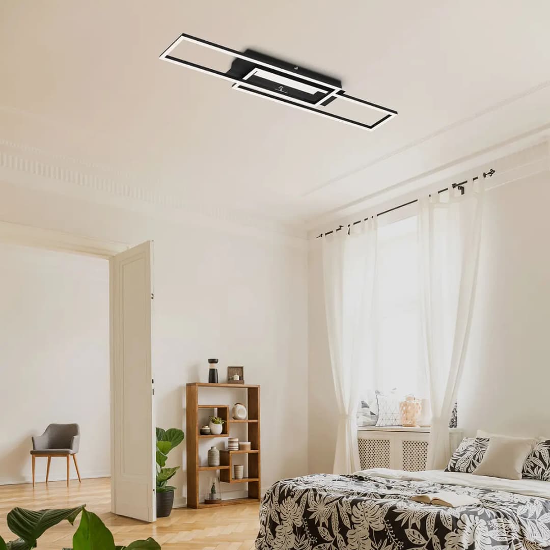 LED-Deckenleuchte Frame | Schwarz