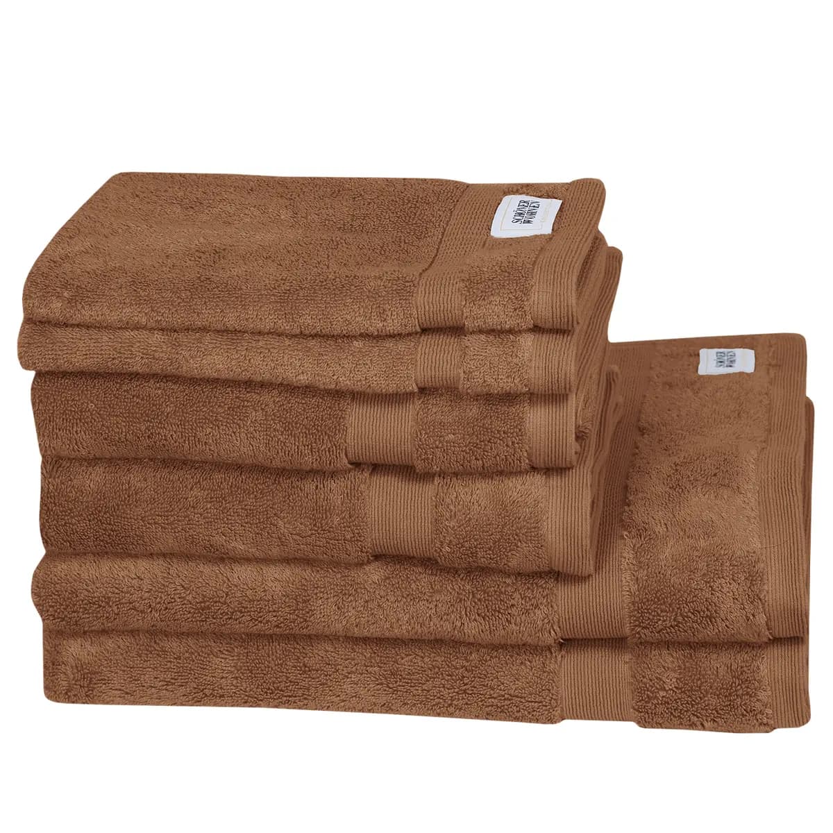 Handtuchset Cuddly II 6-teilig | Braun