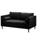 2-Sitzer Sofa Vaia | Schwarz
