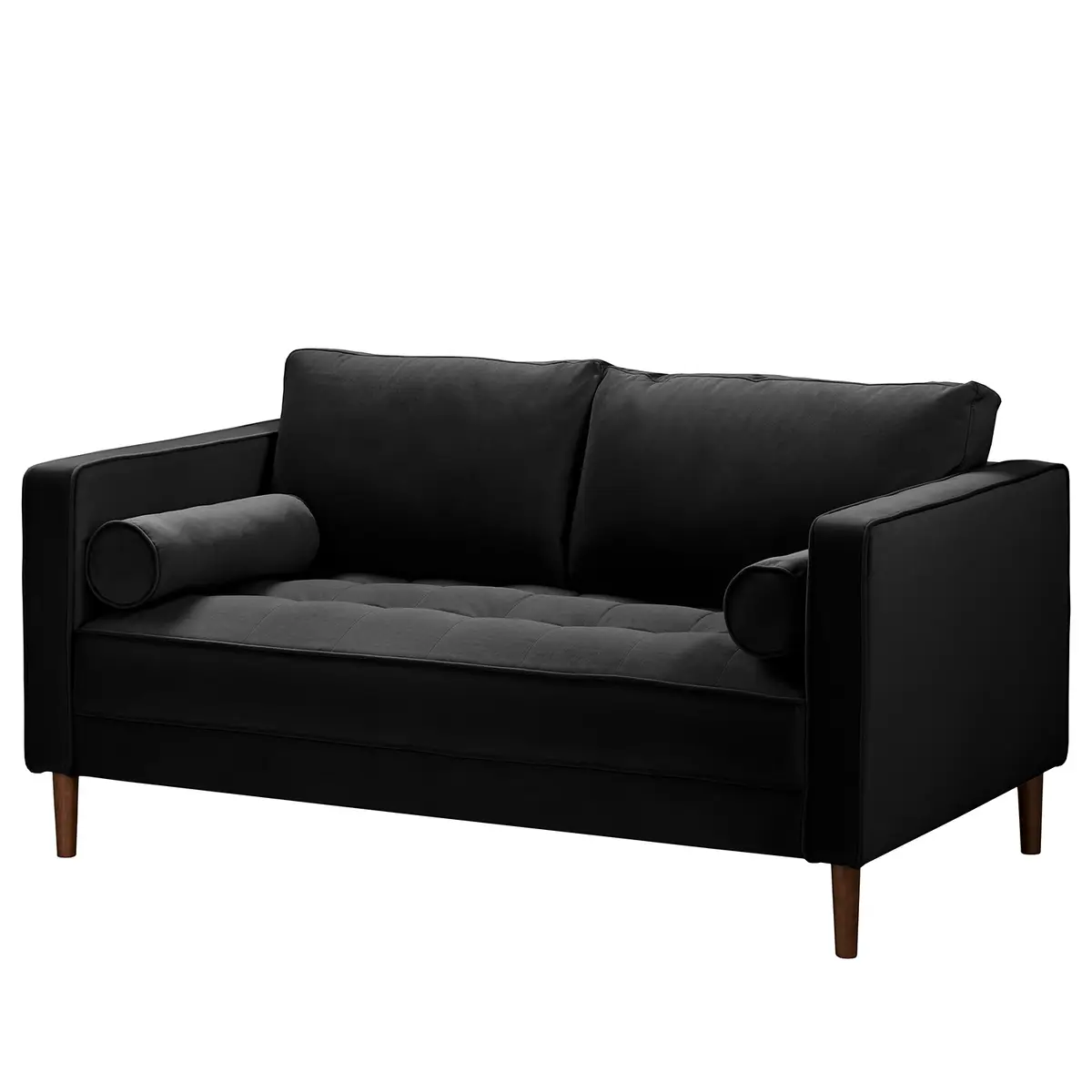2-Sitzer Sofa Vaia | Schwarz