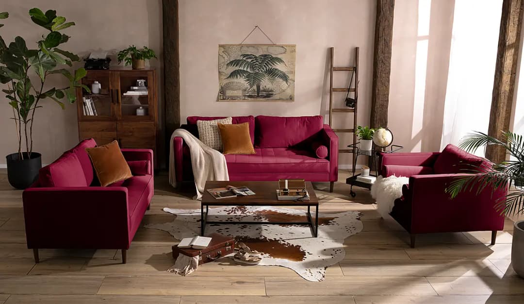 Sessel Vaia | Rot