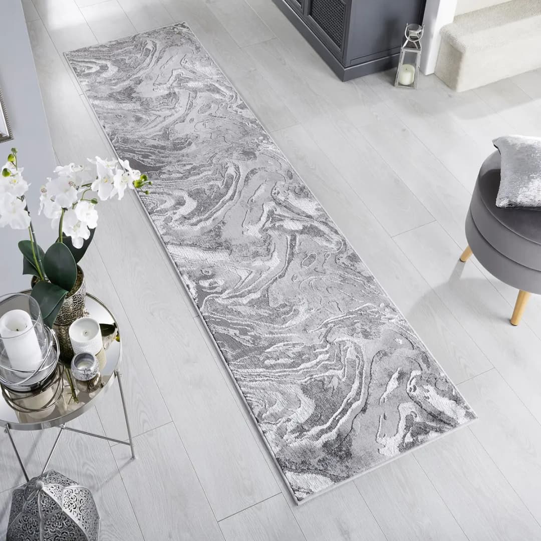 Läufer Marbled | Silber