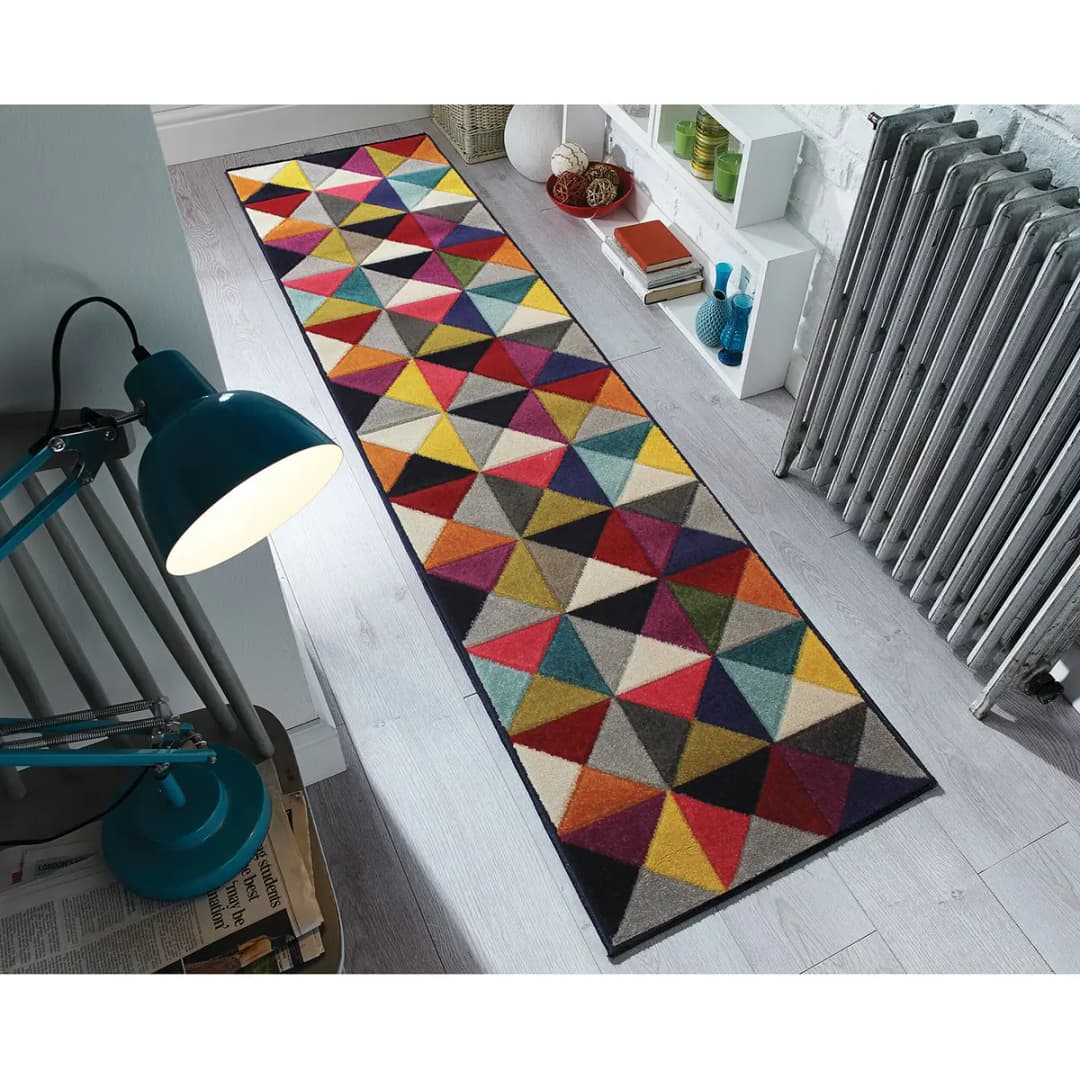 Läufer Samba 66 x 300cm Multicolor | Mehrfarbig