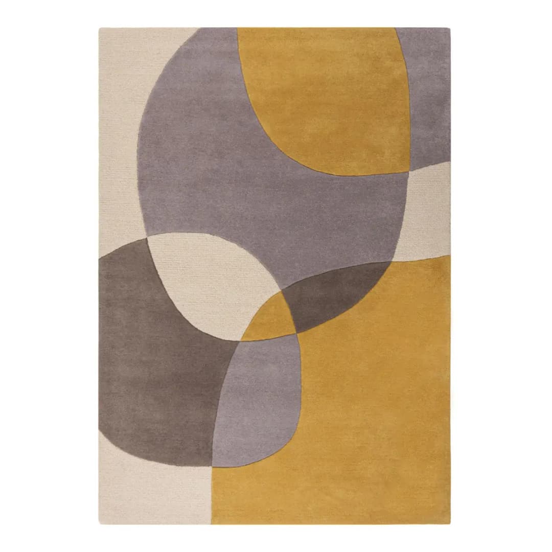 Wollteppich Glow | Gelb