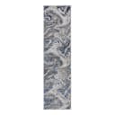 Läufer Marbled 60 x 230cm Blau/Marineblau | Blau